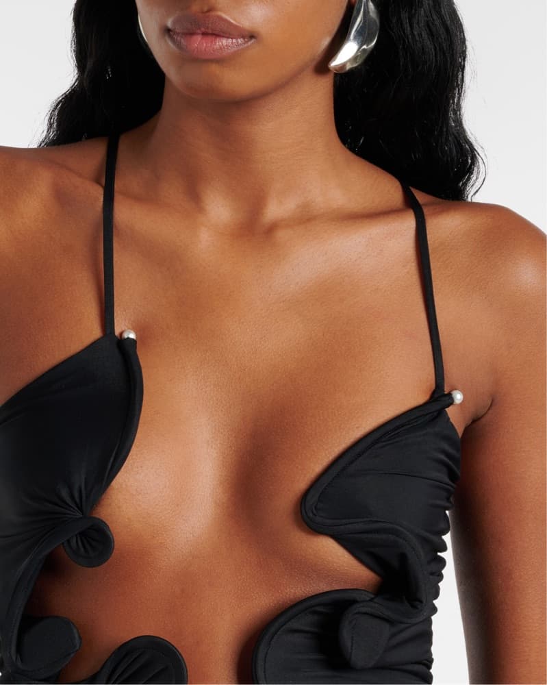Christoper Esber Black Cutout Bodysuit  - Image 2