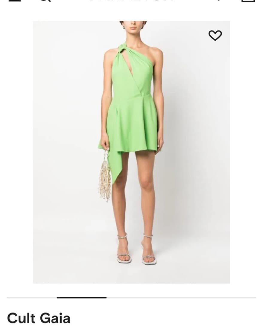Green Cult Gaia cocktail Dress Short  - Image 3