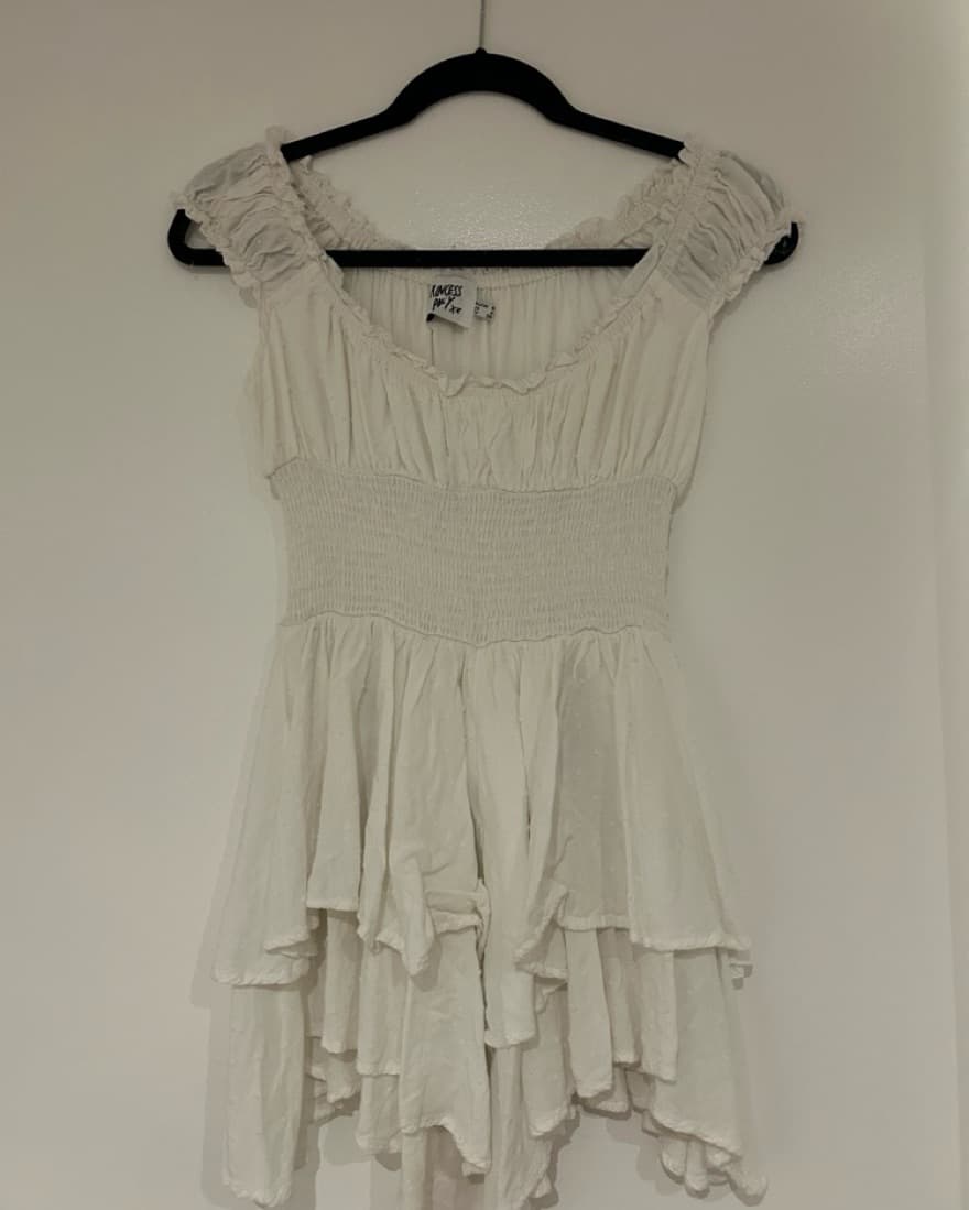 White Princess Polly Romper - Image 2