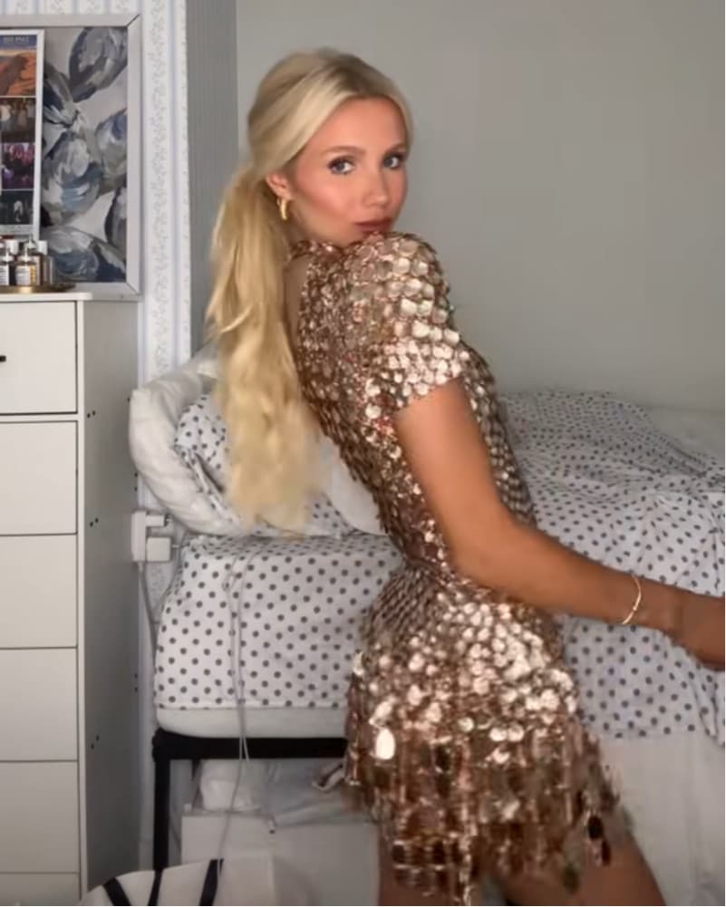 Gold Birthday Sequin dress - Image 5