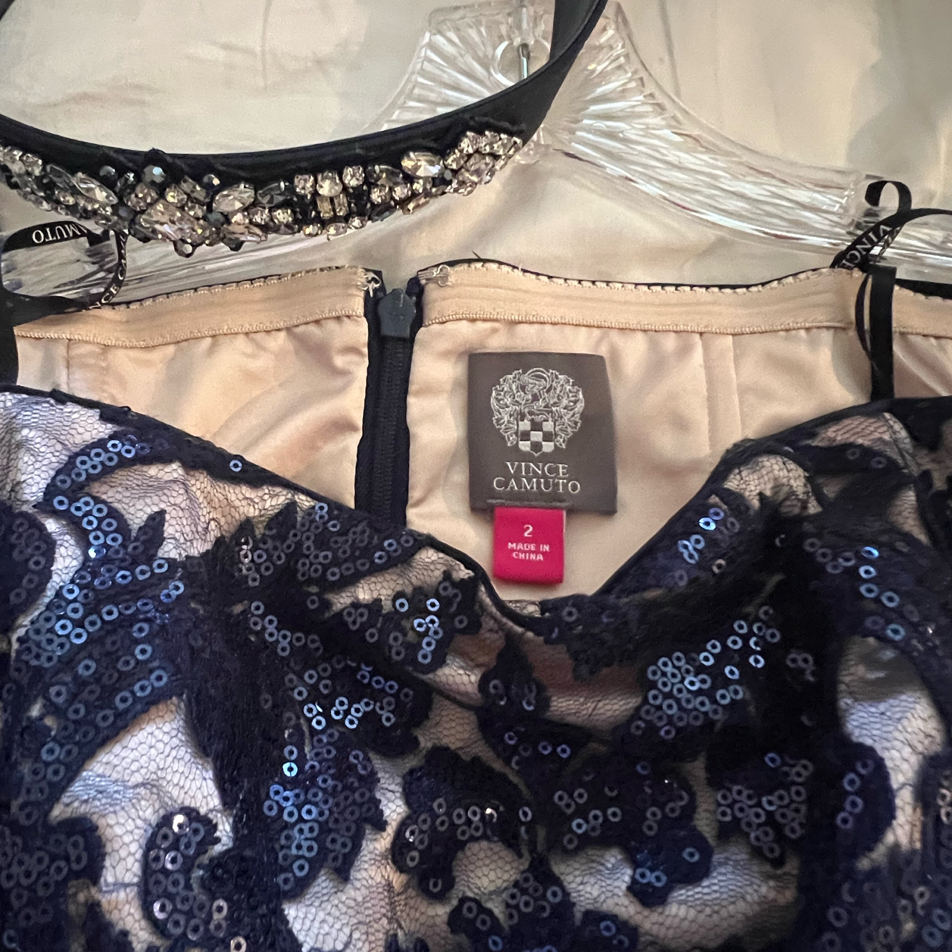 Off Shoulder Vince Camuto Gown  - Image 4
