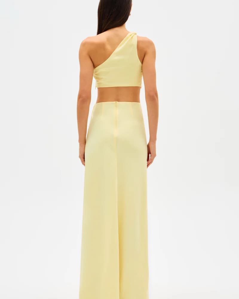Misha Kristin Dress In Yellow - Image 4