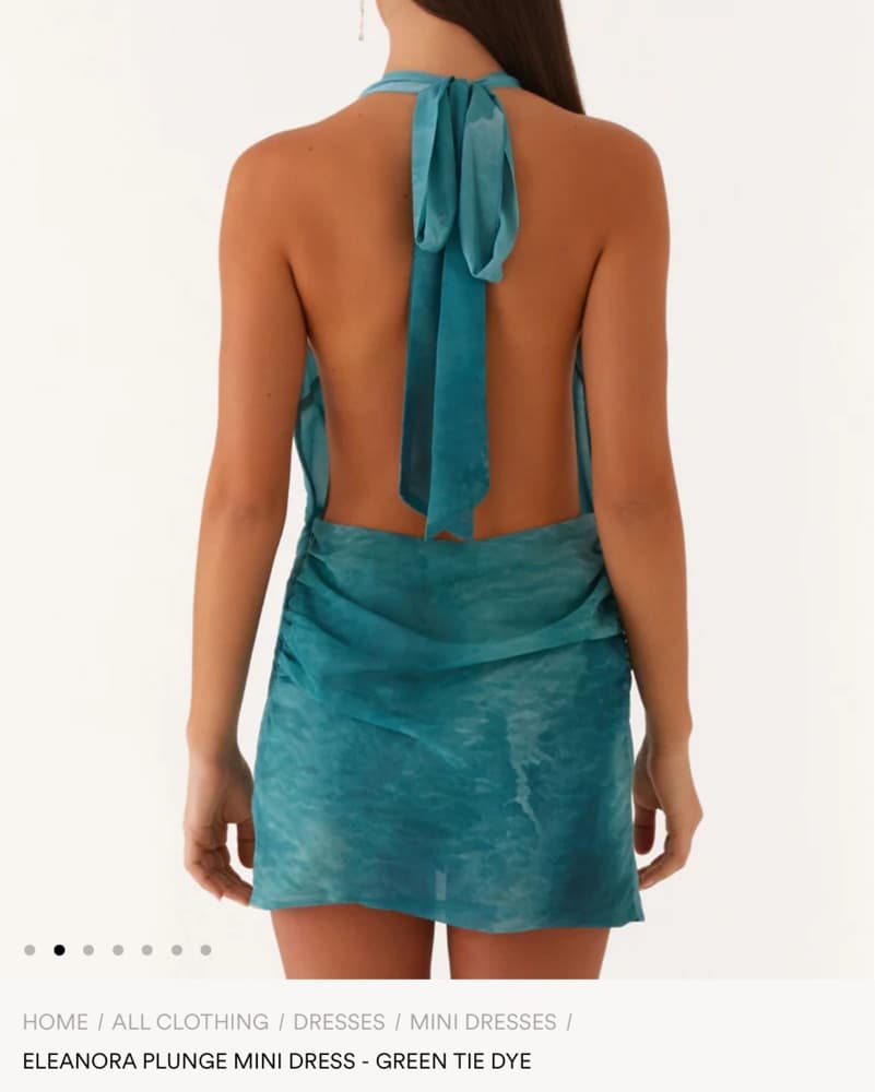 Peppermayo Plunge Mini Dress - Image 3