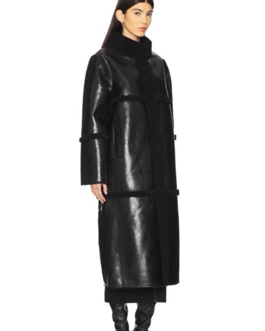 Apparis Leather Reversable Coat  - Image 4