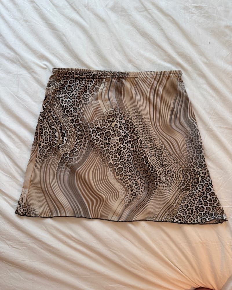 Vintage Cheetah Skirt - Image 3