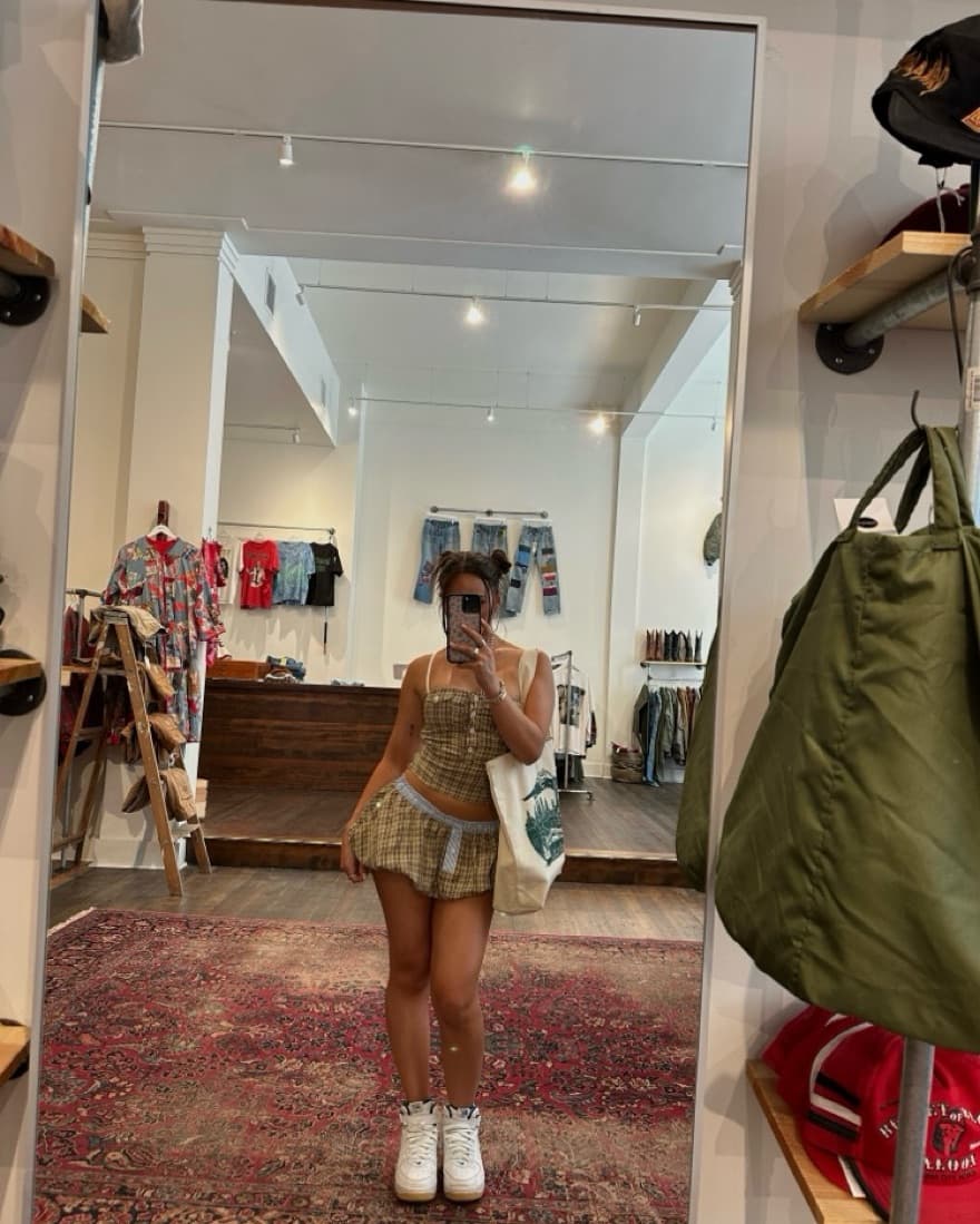 Jaded London Plaid Two Piece  - Image 3