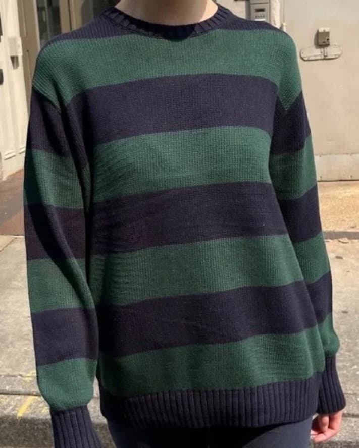 Brandy Melville Striped Sweater Crewneck - Image 1