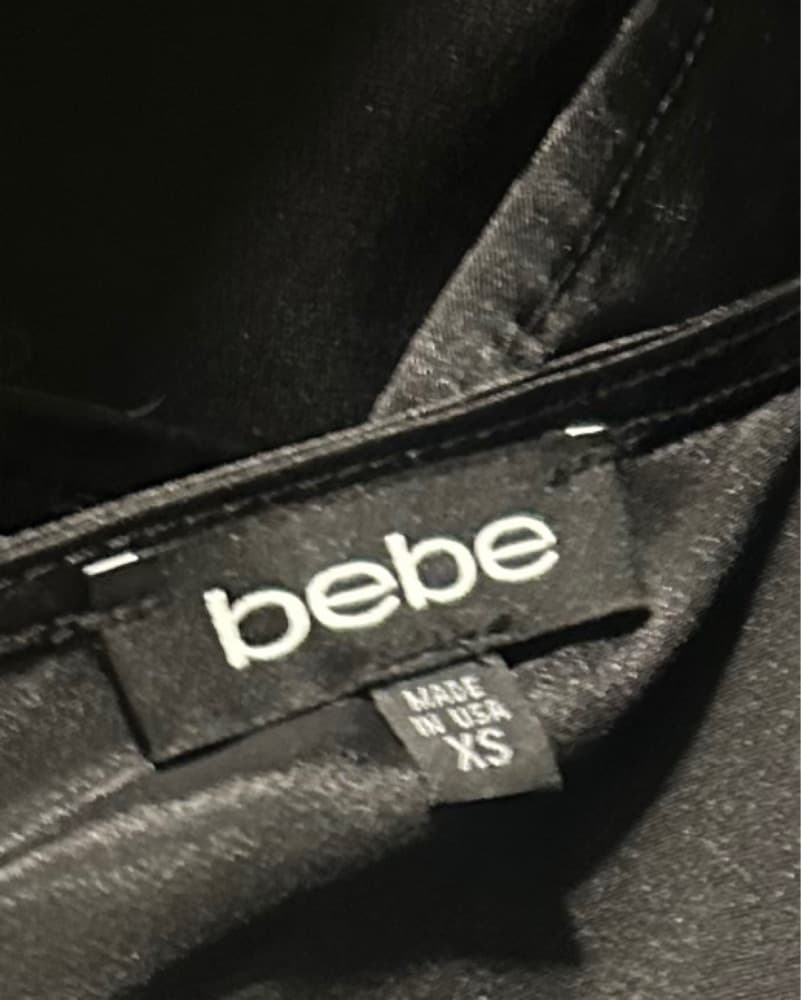 bebe Satin Midi Dress - Image 3