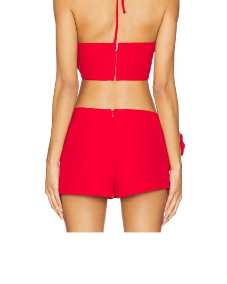 Red Crop Top and Mini Skirt/Skort - Image 5