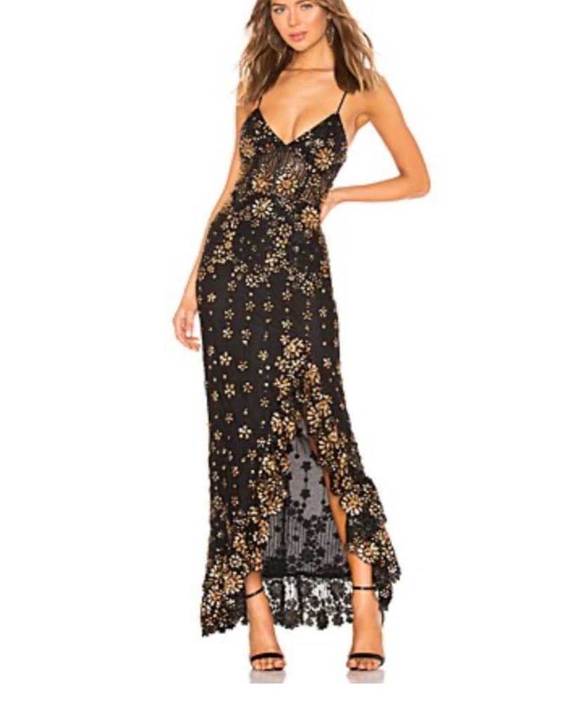 NBD Revolve Metallic Embellished Gown  - Image 1