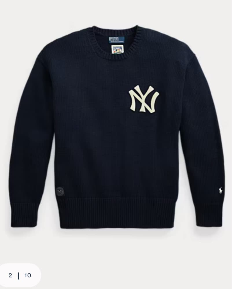 polo ralph lauren yankees sweater - Image 5