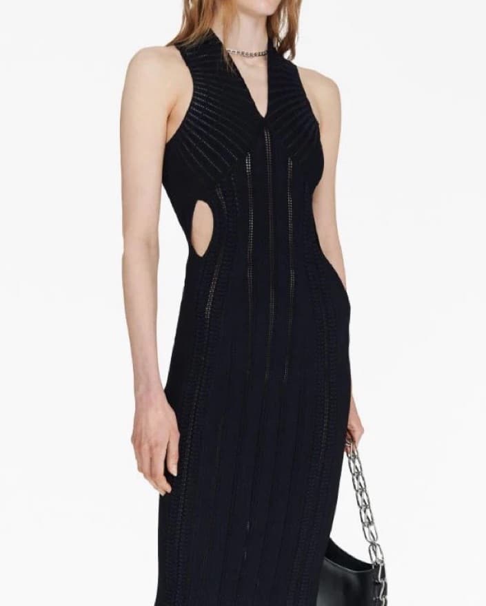 Dion Lee Snakeskin Sleeveless Midi Dress - Image 2