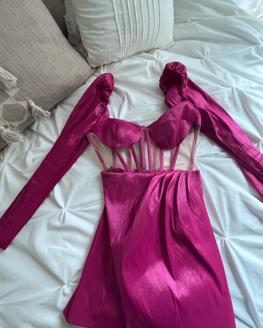 NBD Revolve Talulla Pink Mini Dress - Image 3