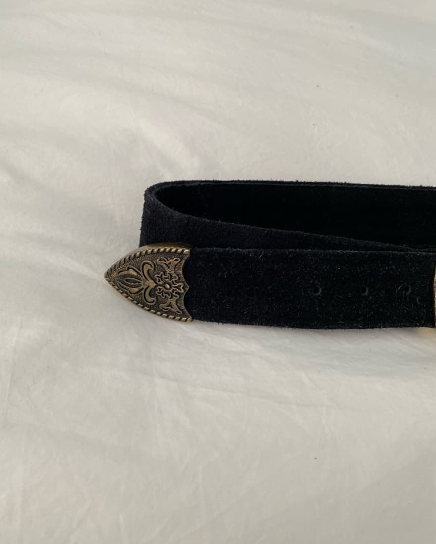Free People Black Rock Western Belt - Image 5