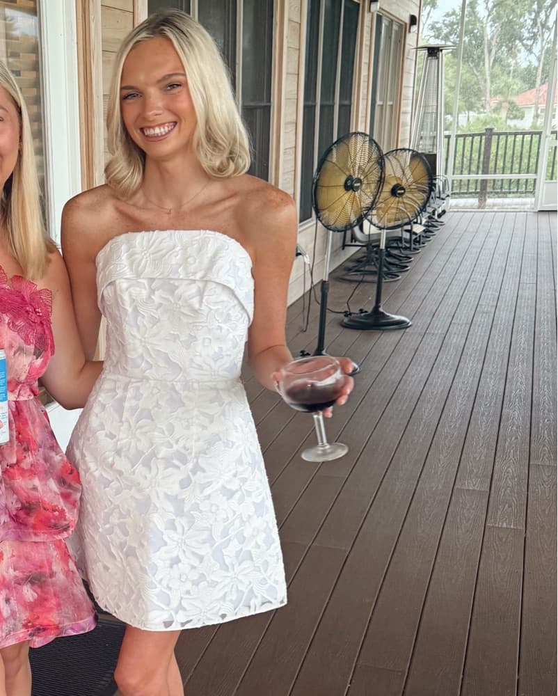 Anne Barge PS I Love You WhiteMini Dress - Image 3