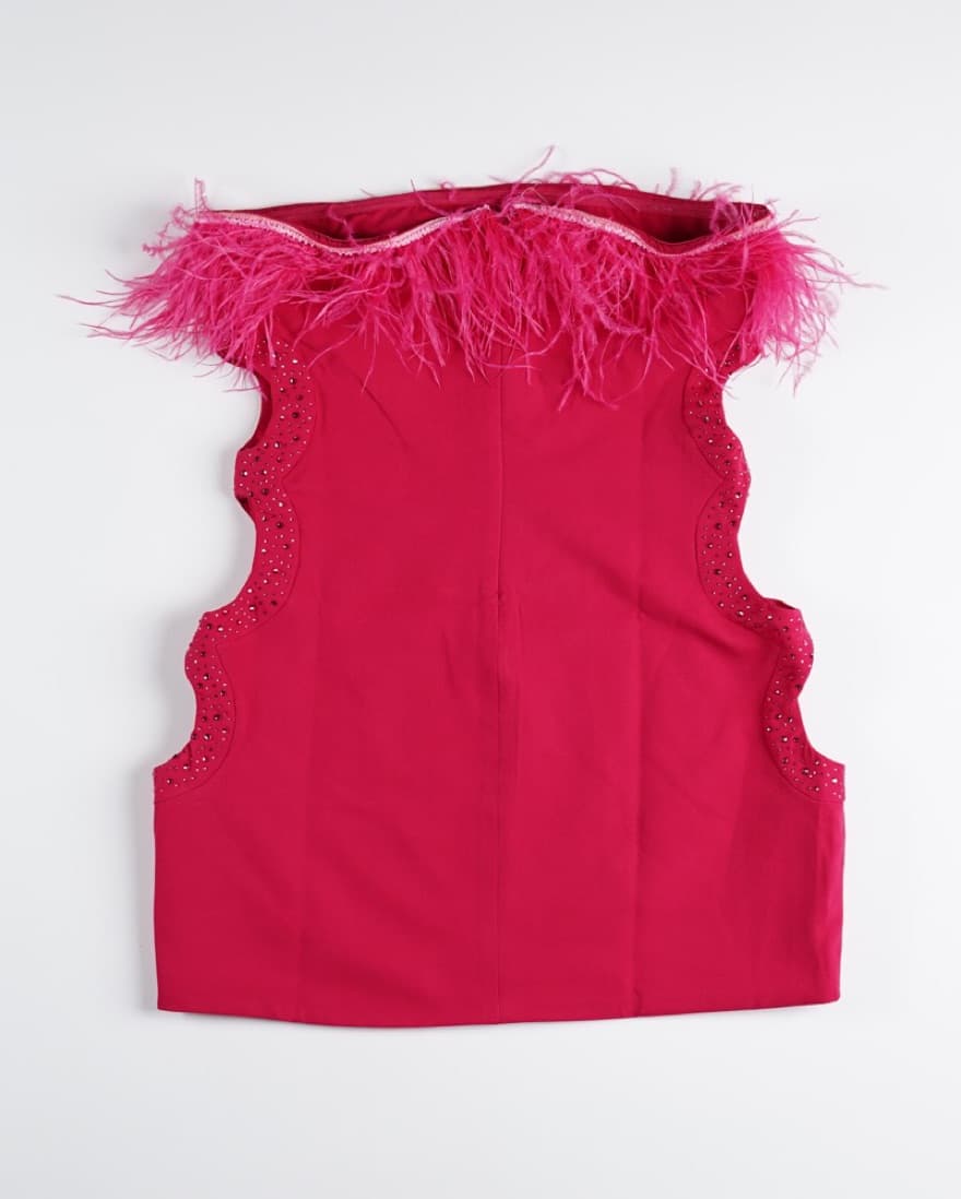 Danielle Guizio Pink Strapless Dress - Image 3