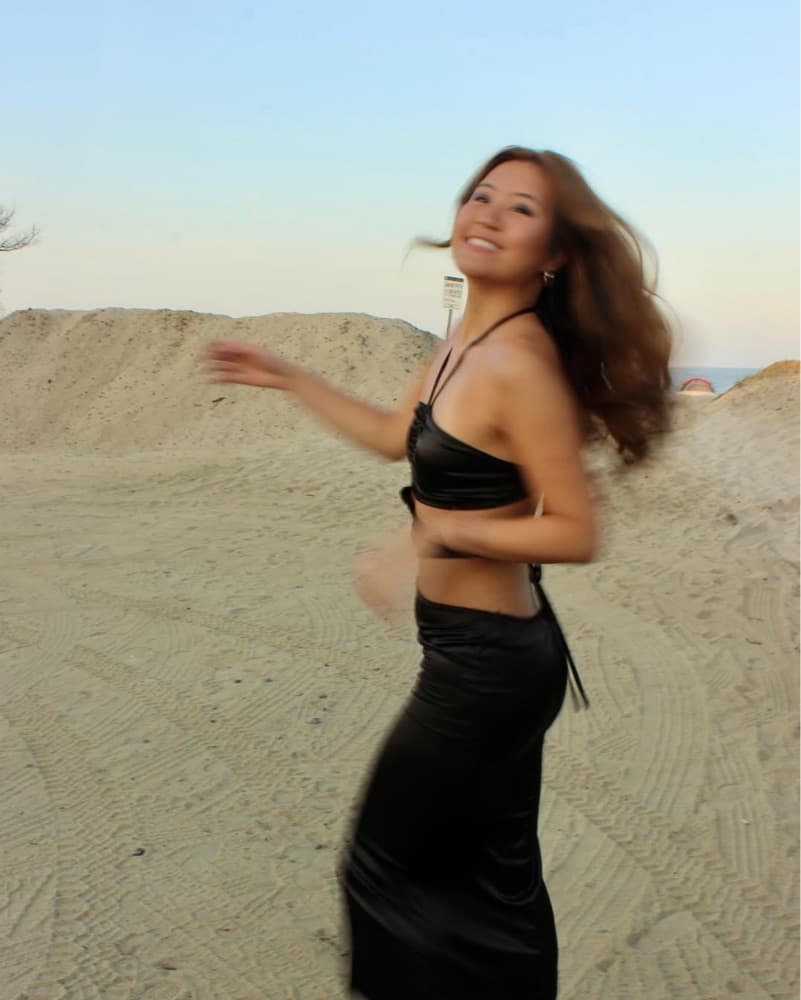 Black Satin Cut-out Dress - Image 3