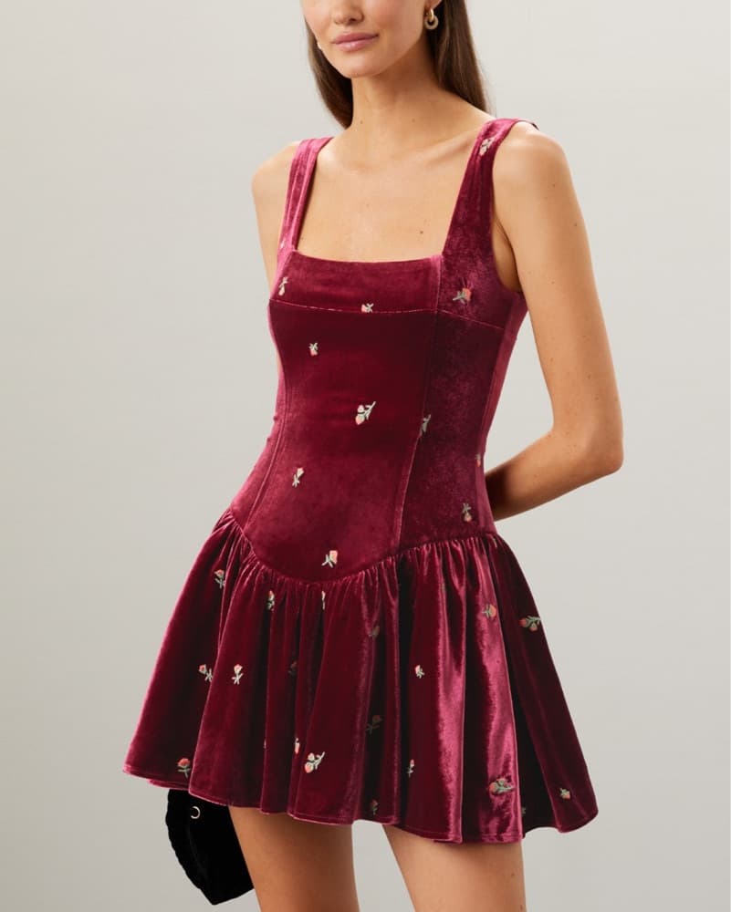 WeWoreWhat corset peplum mini dress - Image 2