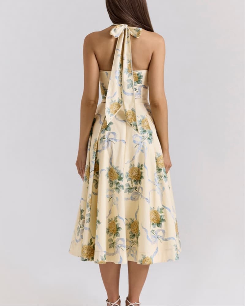 House of CB Allena Halter Dress - Image 2