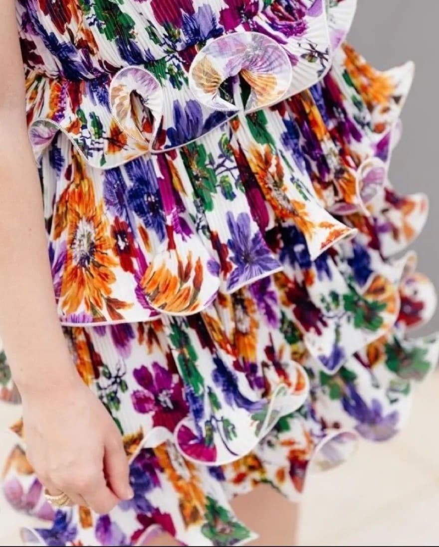 Milly Gia Wildflower Dress - Image 4