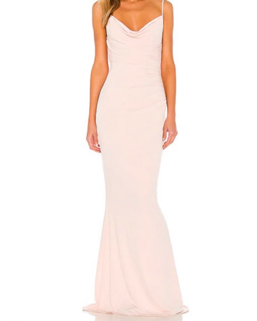 Katie May Surreal Dress In Blush  - Image 1