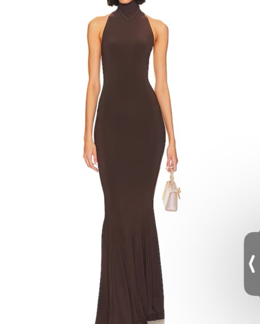 Halter Turtle Fishtail Gown - Image 2