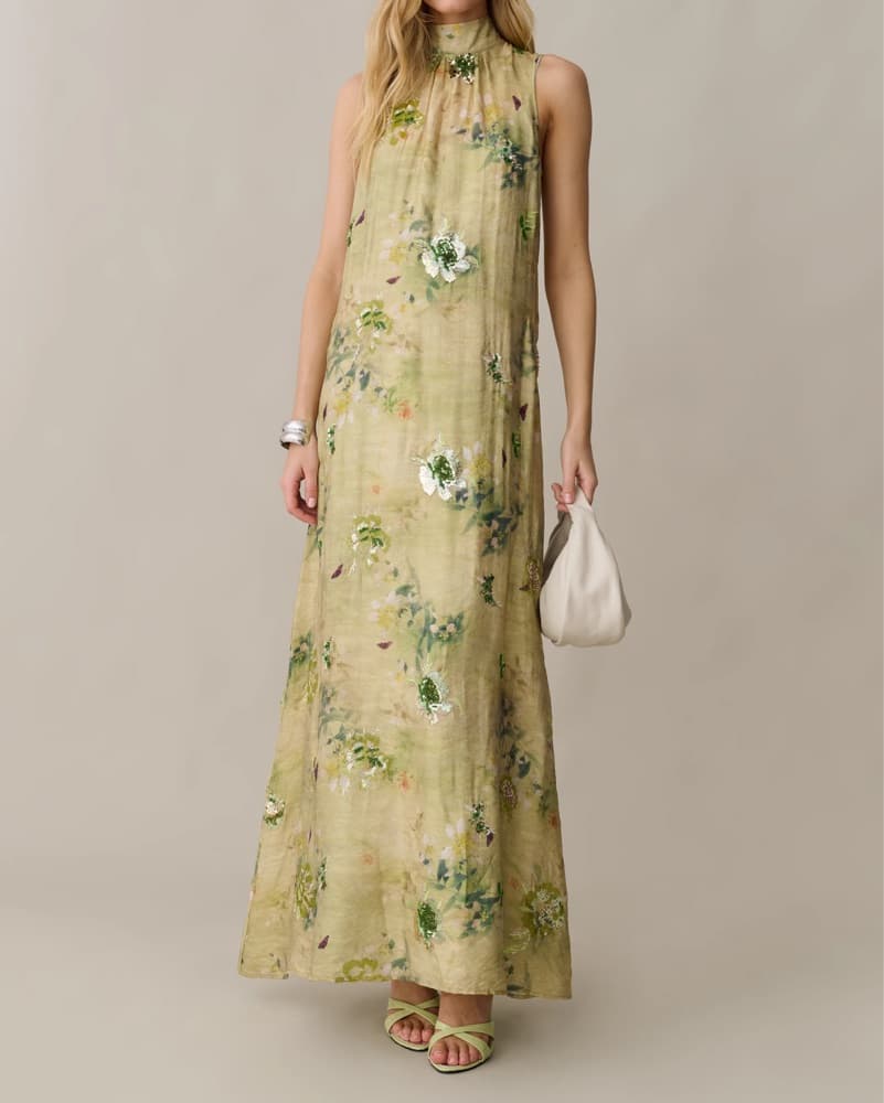 Naia Dress In Mariposa - Image 2