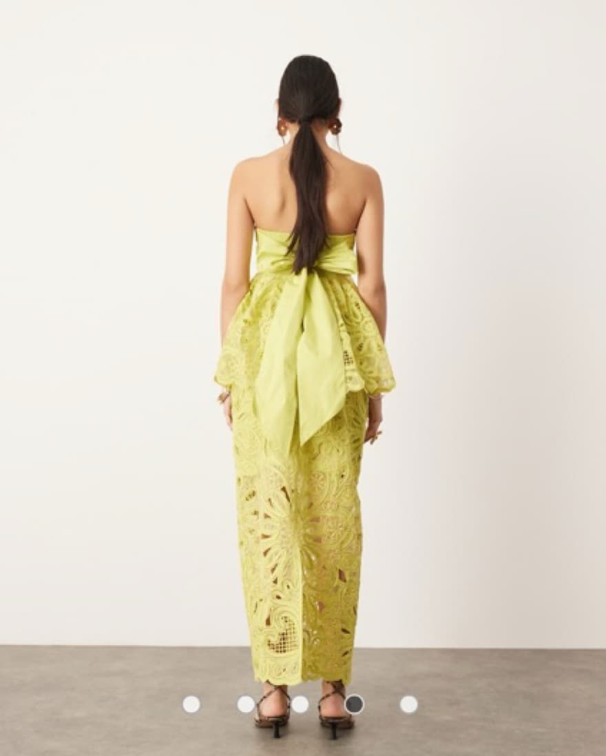 Lime Green Asos 2 Piece Set - Image 3
