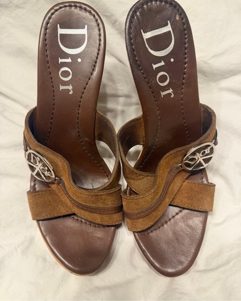 Vintage Dior Galliano Sandals Size 40 - Image 3