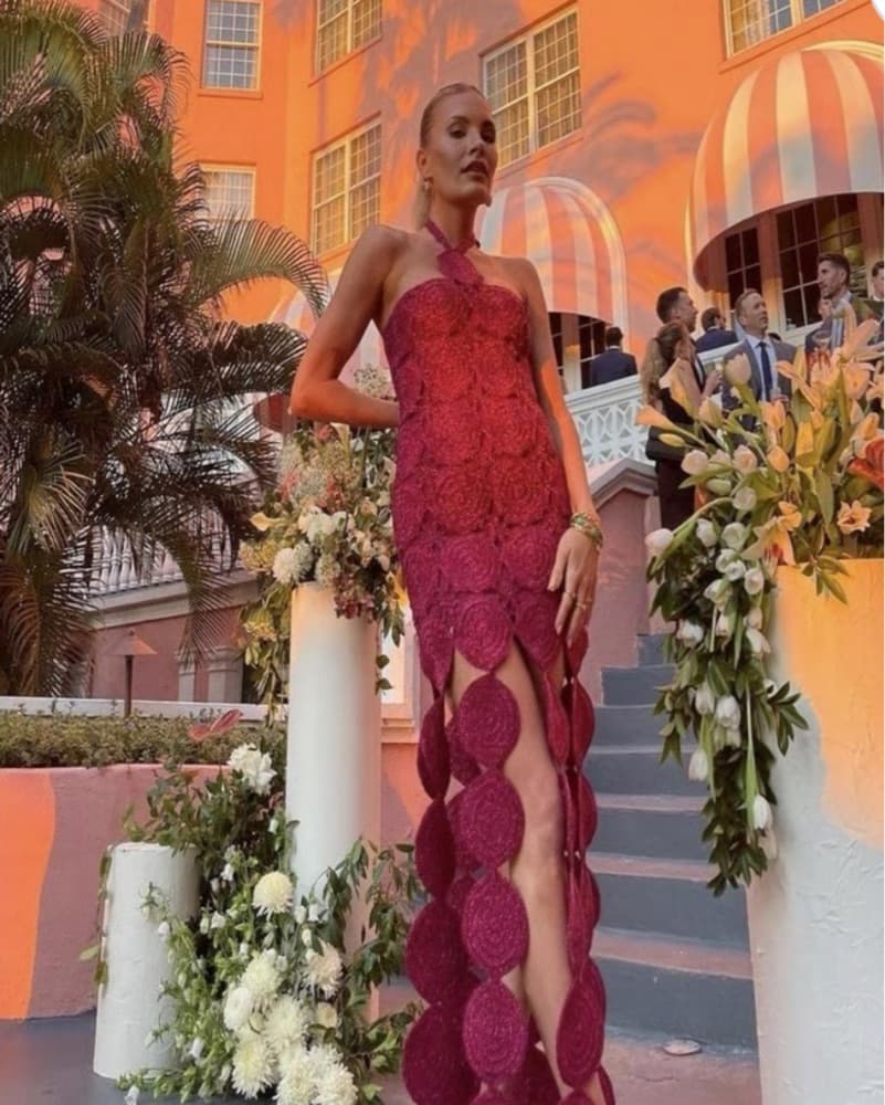 Simon Miller Beep Beep Dress Magenta - Image 1