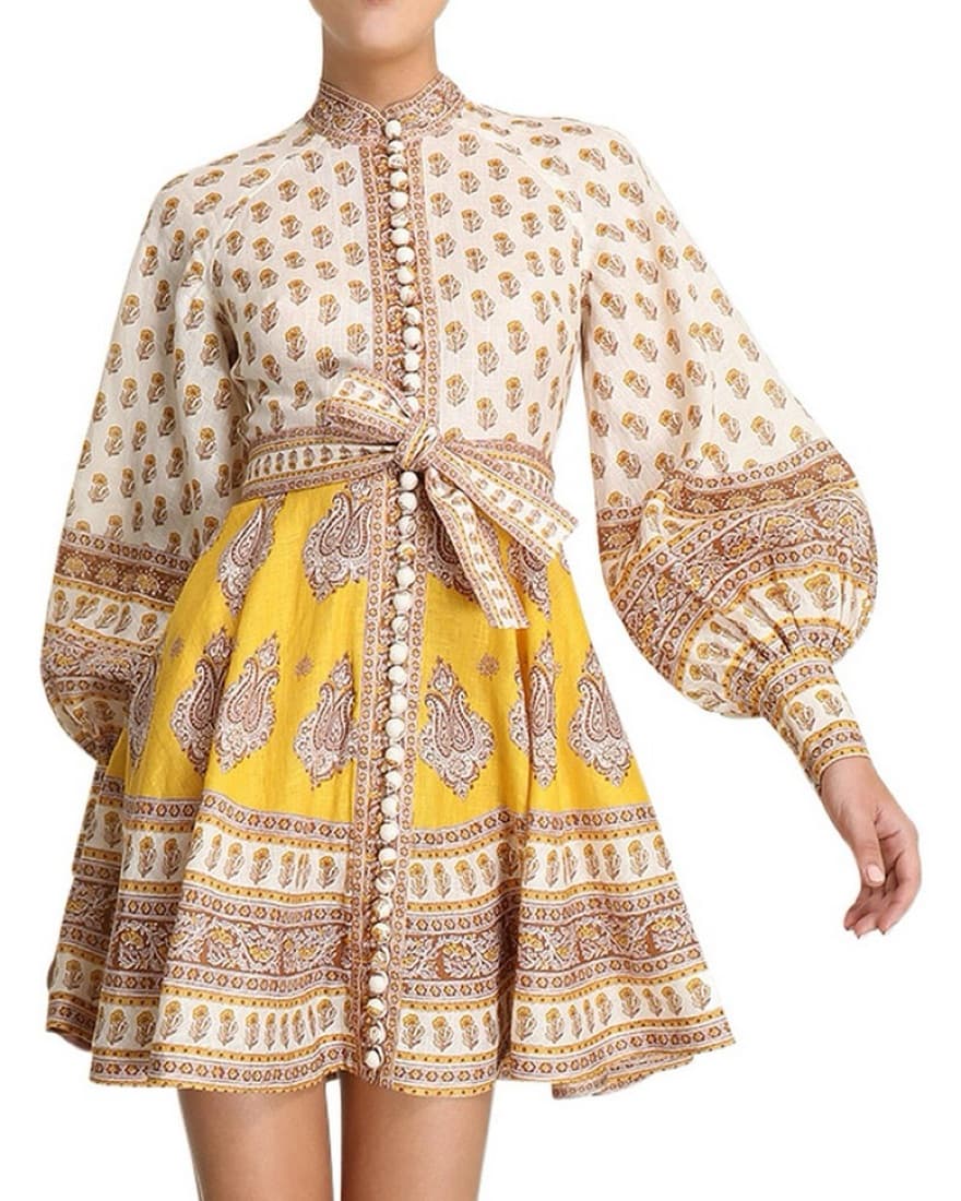 Zimmermann Bonita Paisley Mini Dress - Image 2