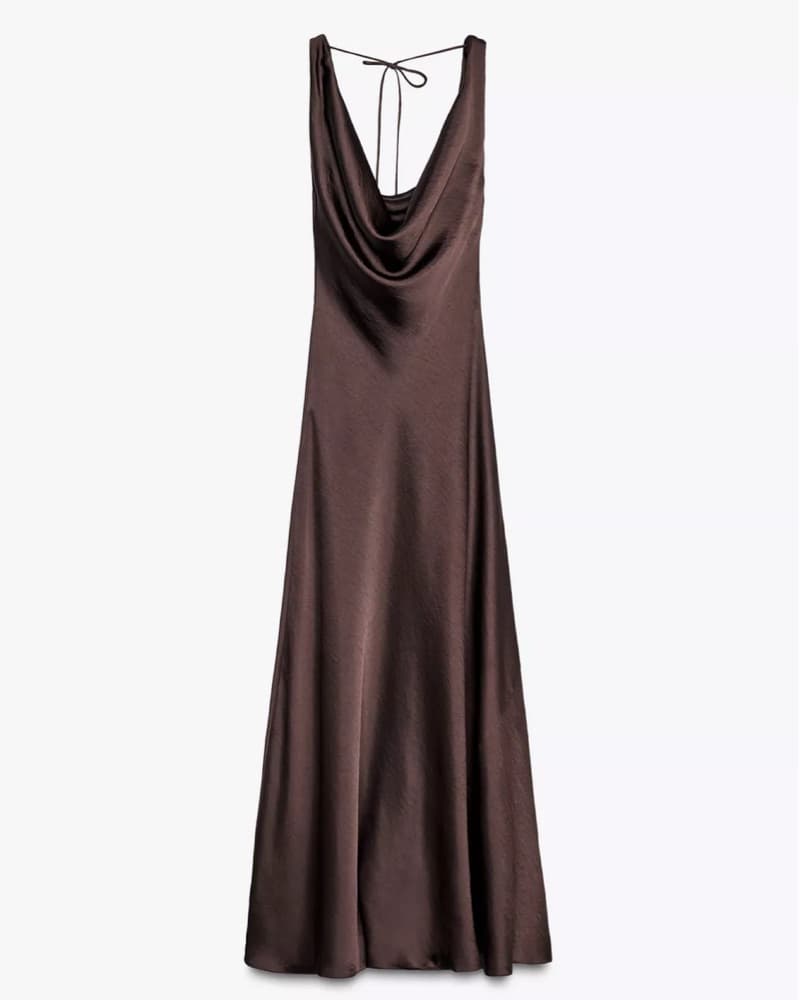 Brown Bias Dress  - Image 3