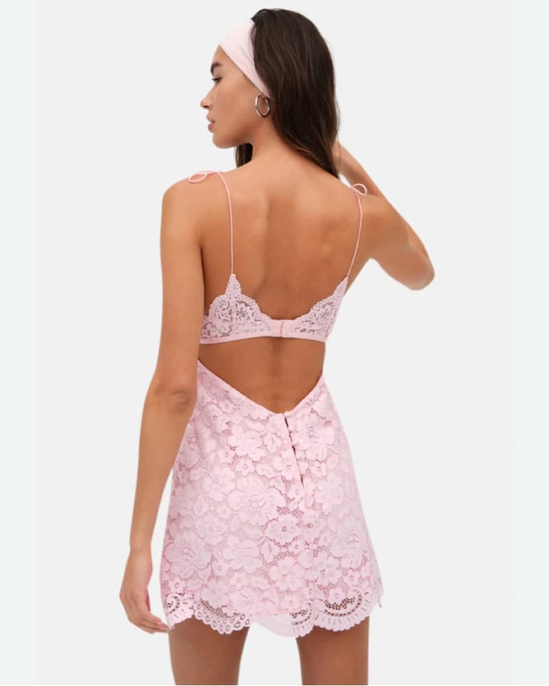 For Love & Lemons Minidress in Blush - Image 2