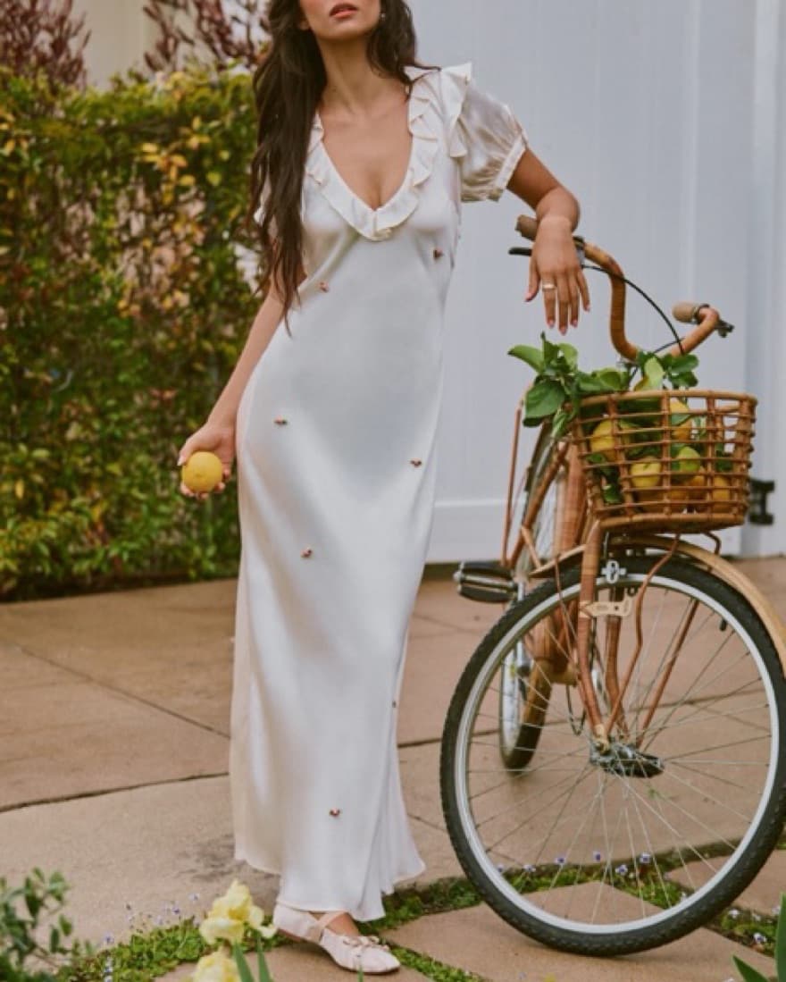 Reformation Styled Silk Gown - Image 1
