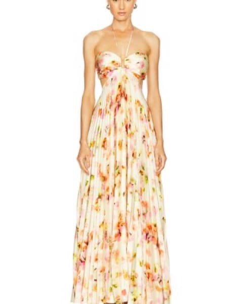 Moira Pleated Maxi Dress - Image 2