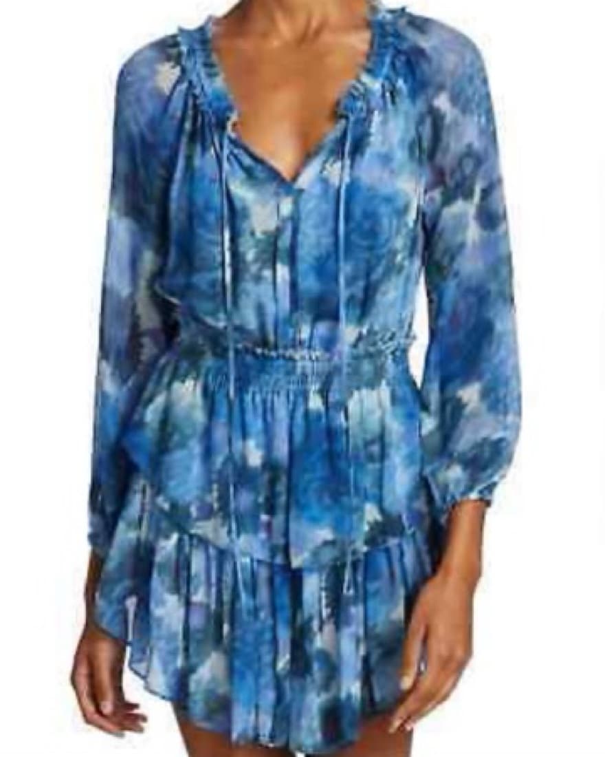 LoveShackFancy Long Sleeve Mini Dress - Image 4