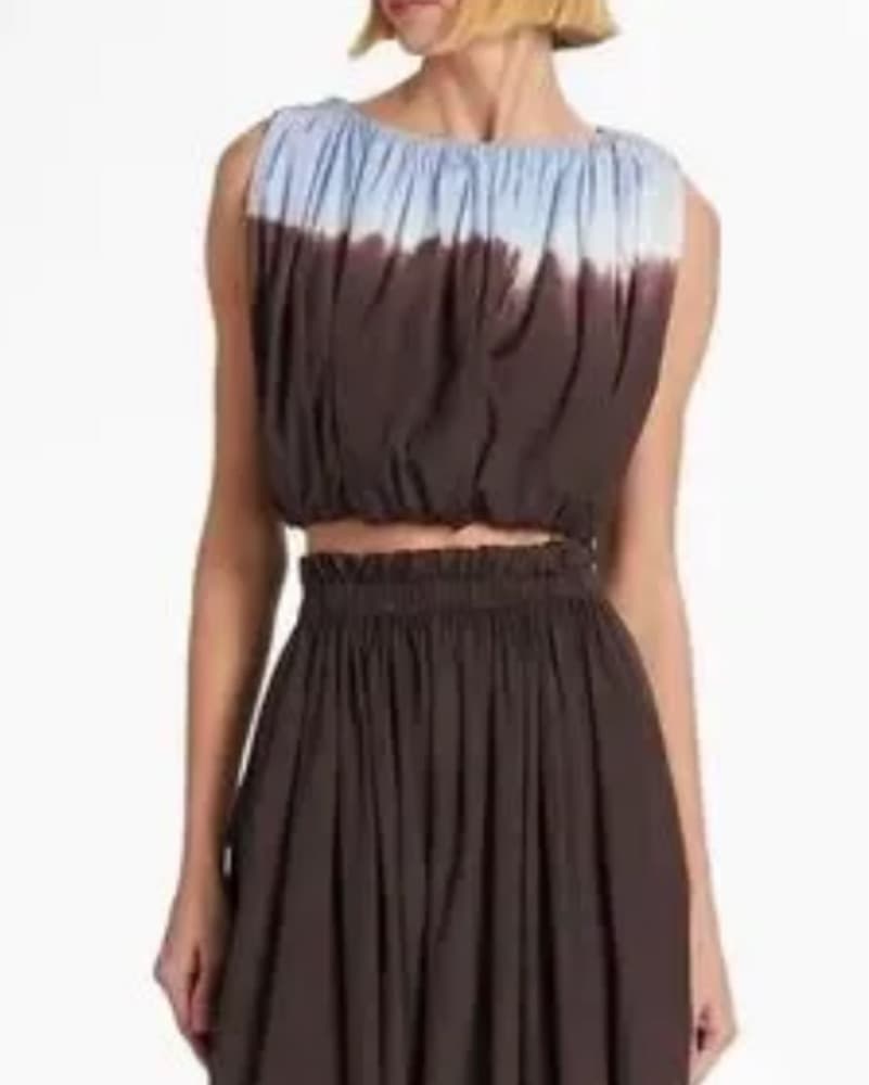 ALC Bateau Neckline Sleeveless Crop Top - Image 4