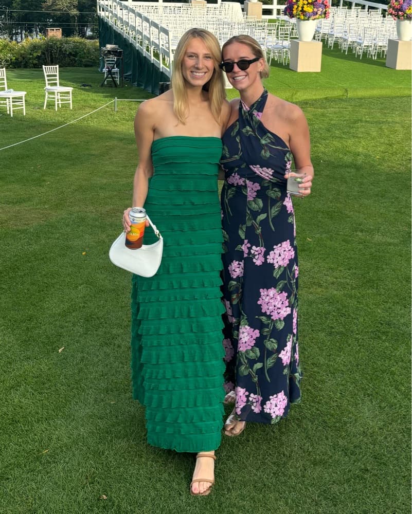 Wolf And Badger Green Long Dress - Image 4