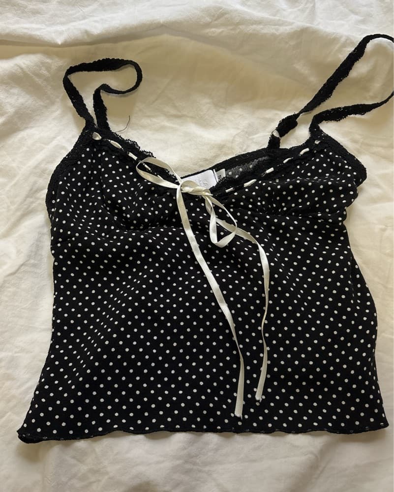 polka dot midi skirt and tank piece - Image 3
