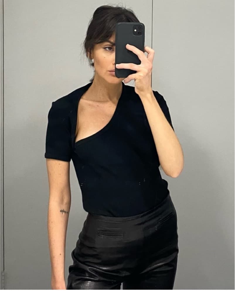 John Elliot Black Cut Out Top  - Image 1