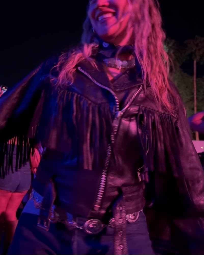 Fringe Leather Moto Jacket - Image 4