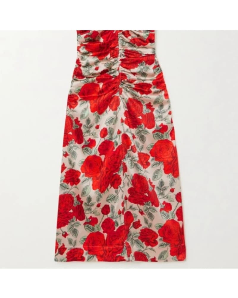 Red Ganni Dress - Image 3