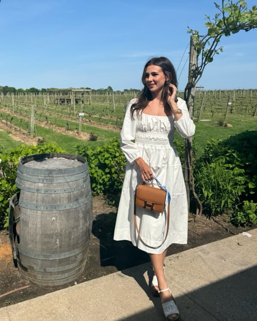 Chic Flowy White Maxi Dress - Image 3