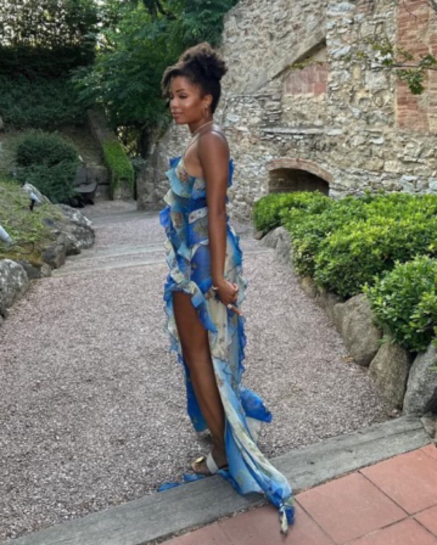 $530 Siedres Butterfly Mari Maxi Dress - Image 3