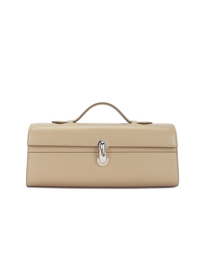 Savette Symmetry Pouchette In Beige - Image 1