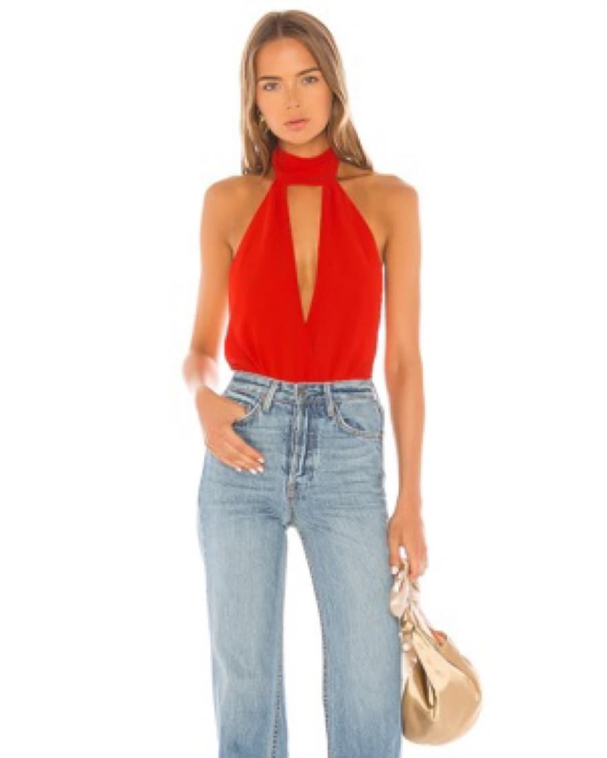Red Lovers and Friends Bodysuit  - Image 3
