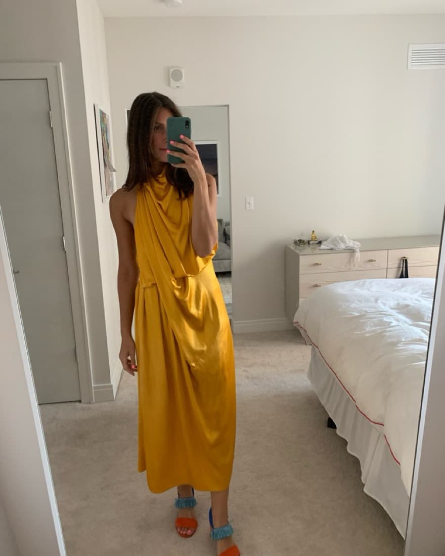 Satin Maxi Gown - Image 4