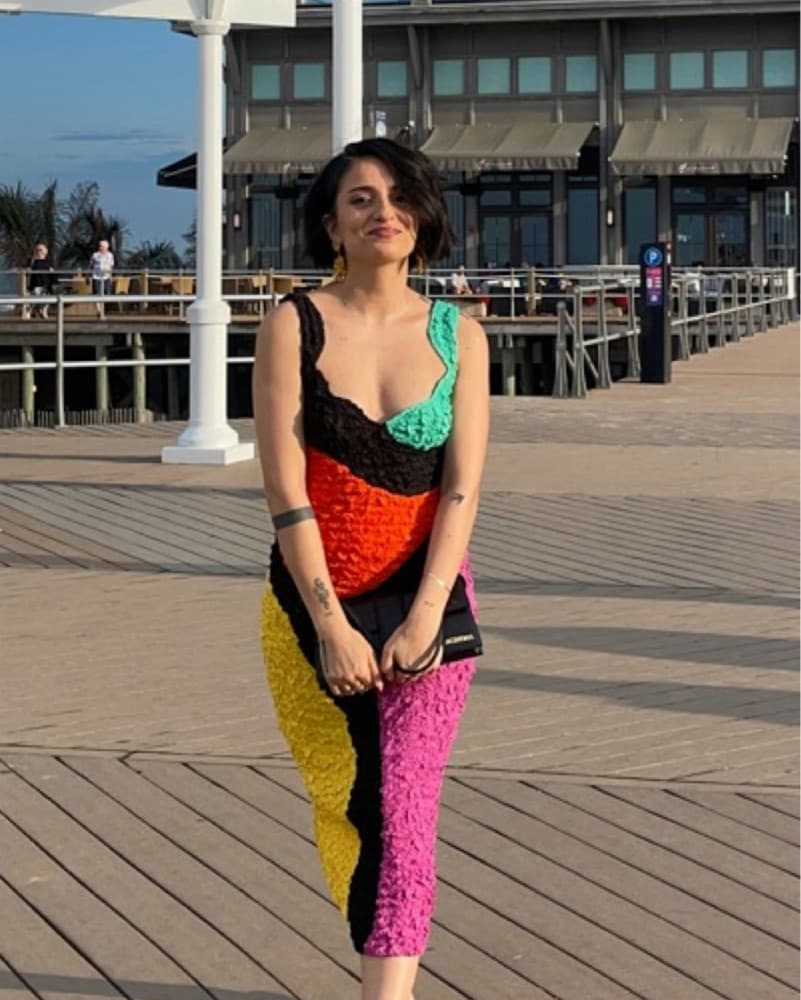 Multi-Colored Mara Hoffman Midi Dress - Image 4