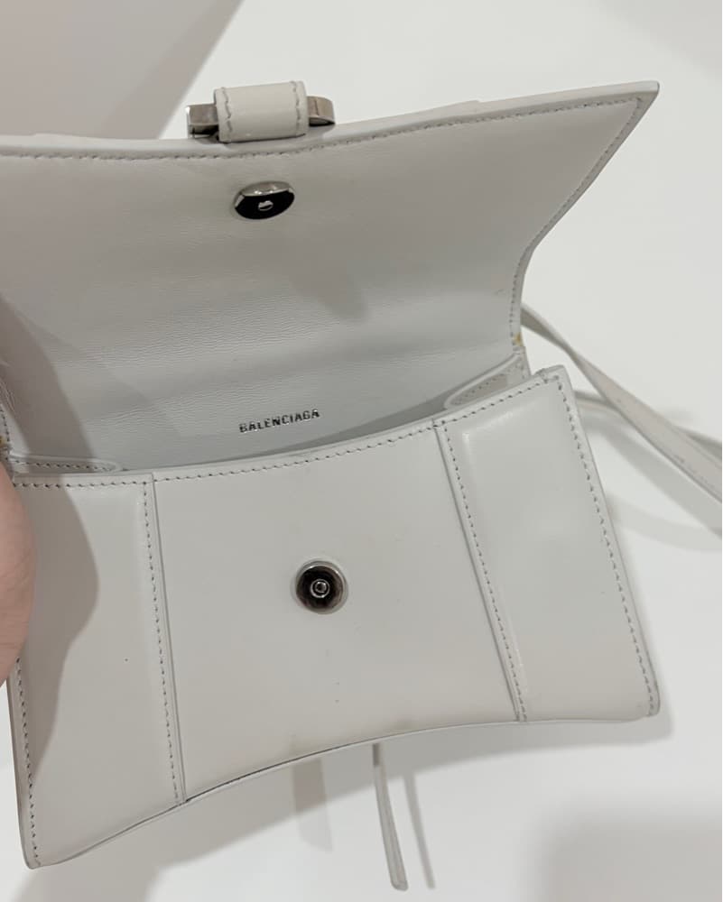 Cool Grey Balenciaga Mini Bag - Image 3