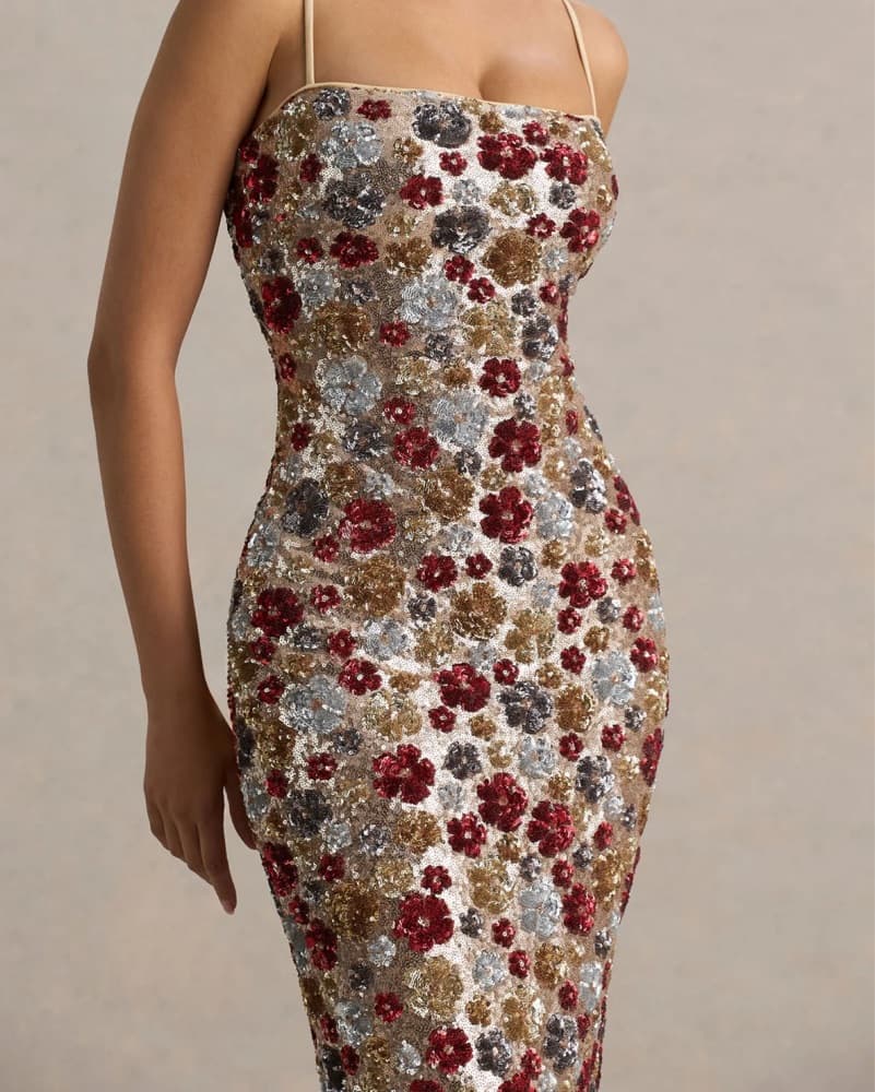Club L London Vitora Floral Maxi Dress - Image 2
